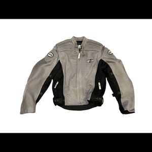 JOE ROCKET BALLISTIC SERIES ARMORED BLACK GRAY MOTORCYCLE MOTO JACKET MEN'S M
